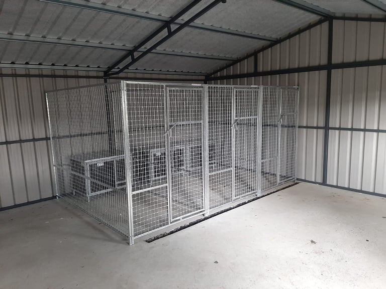 New galvanised dog cages pens enclosures  and kennels
