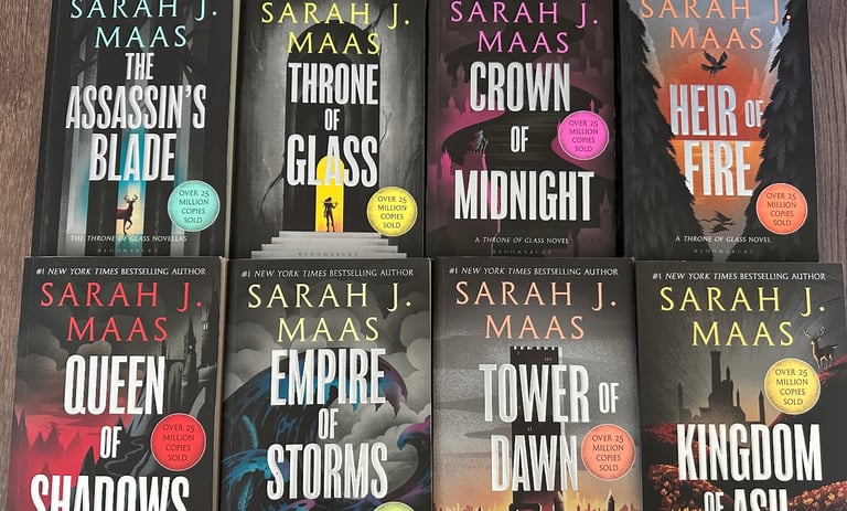 Throne of glass paperback set 