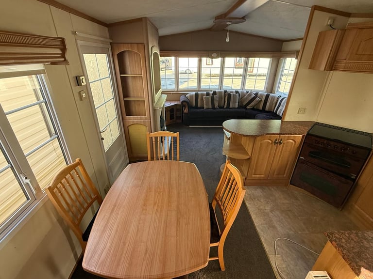 CHEAP CARAVAN FOR SALE FOR PRIVATE LAND DOUBLE GLAZED & HEATED