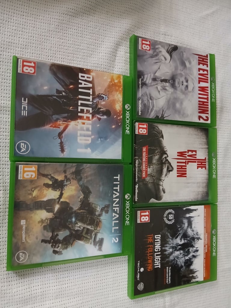 XBox One X Console 1TB , Controller & 5 Games (Inc Box)