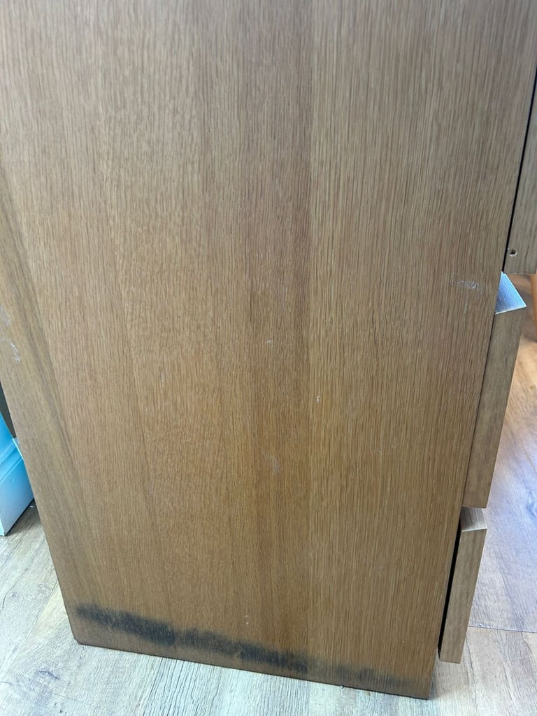 I can deliver - Used but great condition IKEA MALM Chest of 4 Drawers in Oak