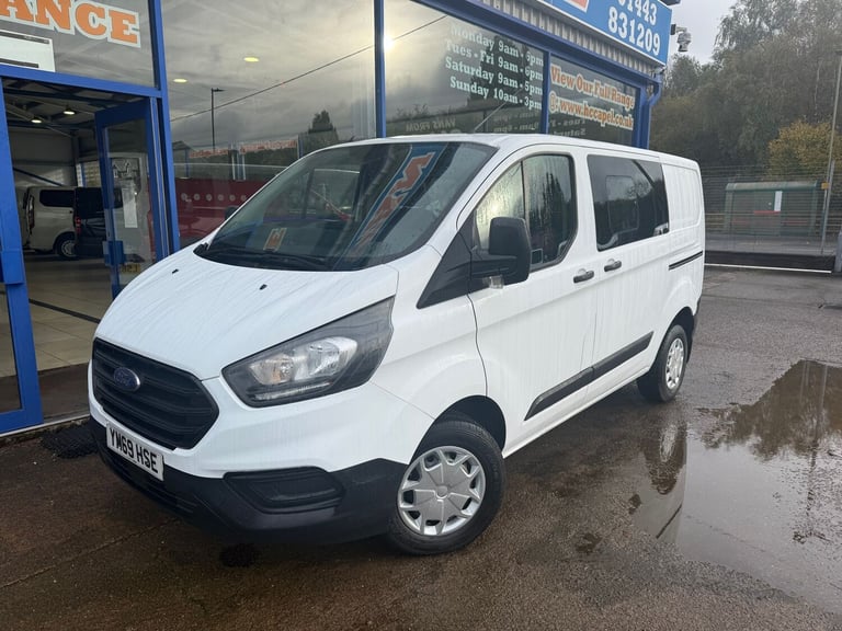 2020 Ford Transit Custom 2.0 300 EcoBlue Leader Crew Van Double Cab 5dr Diesel Manual L1 H1 Euro ...