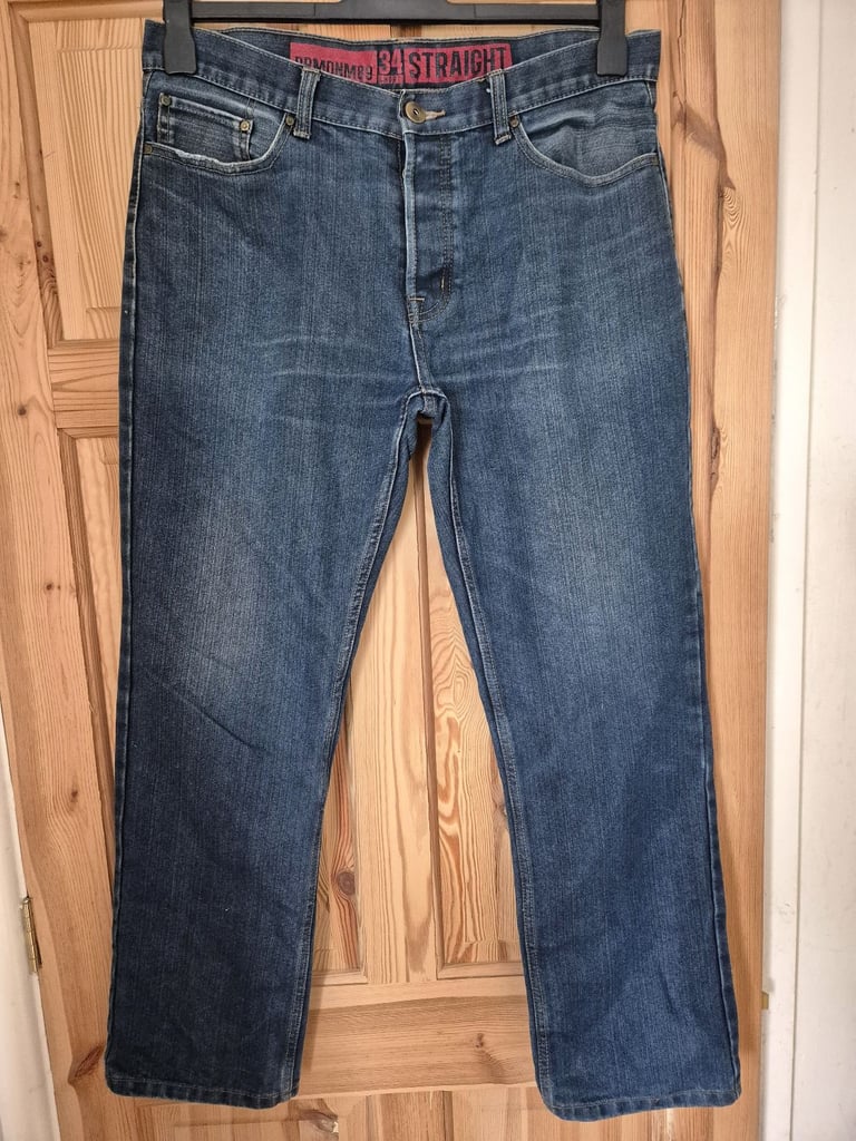 Mens George straight leg jeans Waist36-Leg29 inch.