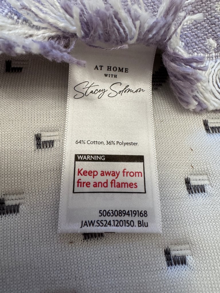 Stacy Solomon cushions, throw and rugs