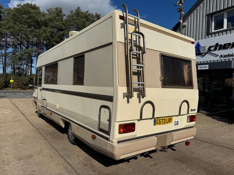 1989 Fiat Ducato Turbo Diesel FFB Dethleffs Classic 660 LHD Motorhome Campervan