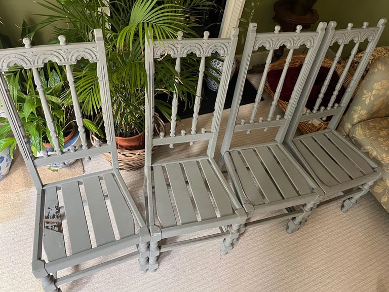 4 X Vintage Ercol Dining Chairs 