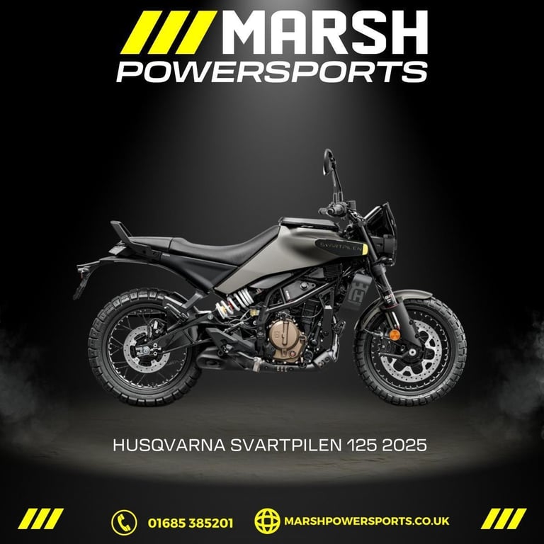 Husqvarna Svartpilen 125 2025 - Husqvarna Main Dealer - 0% Finance - 500 OFF!