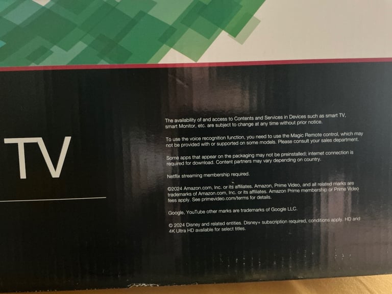 Smart tv brand new 