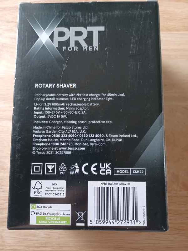 Xprt rotary electric shaver