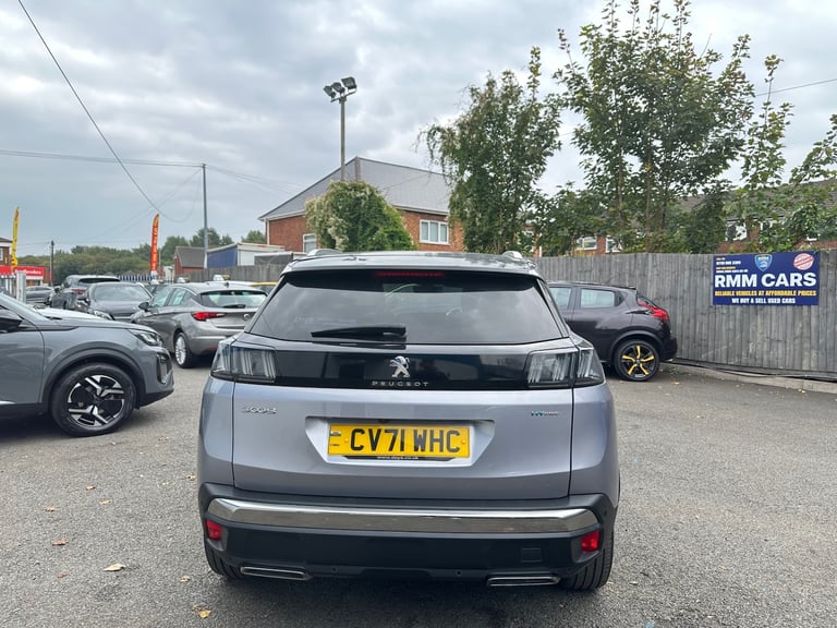 2021 Peugeot 3008 1.6 Hybrid 225 GT Premium 5dr e-EAT8 HATCHBACK Petrol Parallel Phev Manual
