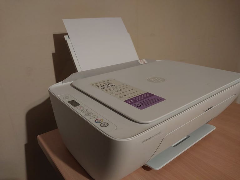 image for WITH INK HP DeskJet 2810e All-in-One Wireless Inkjet Printer - White