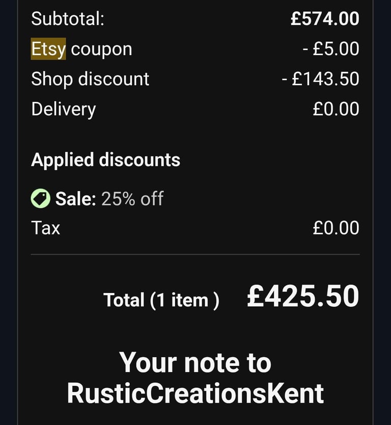 Large custom made solid wood desk 200 x 72.5 cm