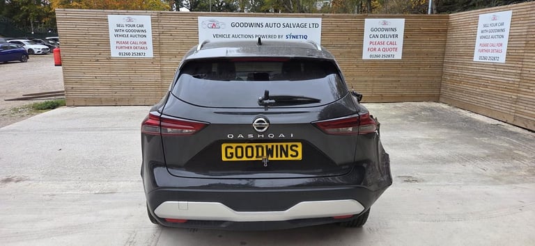 2022 NISSAN QASHQAI TEKNA 1.3 DIG-T HYBRID DAMAGED REPAIRABLE SALVAGE 