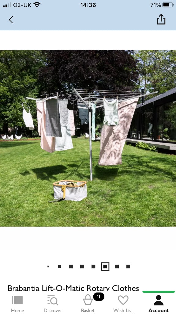 image for Barbantia washing line rotary - New in the box!