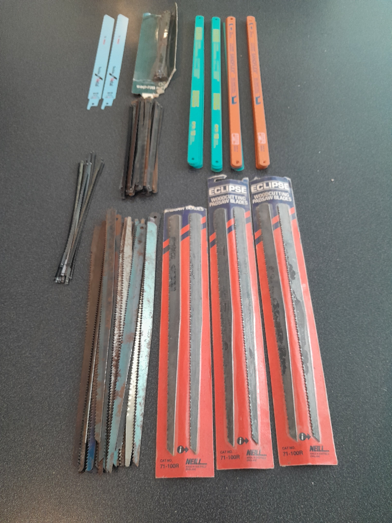 Big Hacksaw Blades/JuniorHacksaw Blades/Padsaw Blades All NEW
