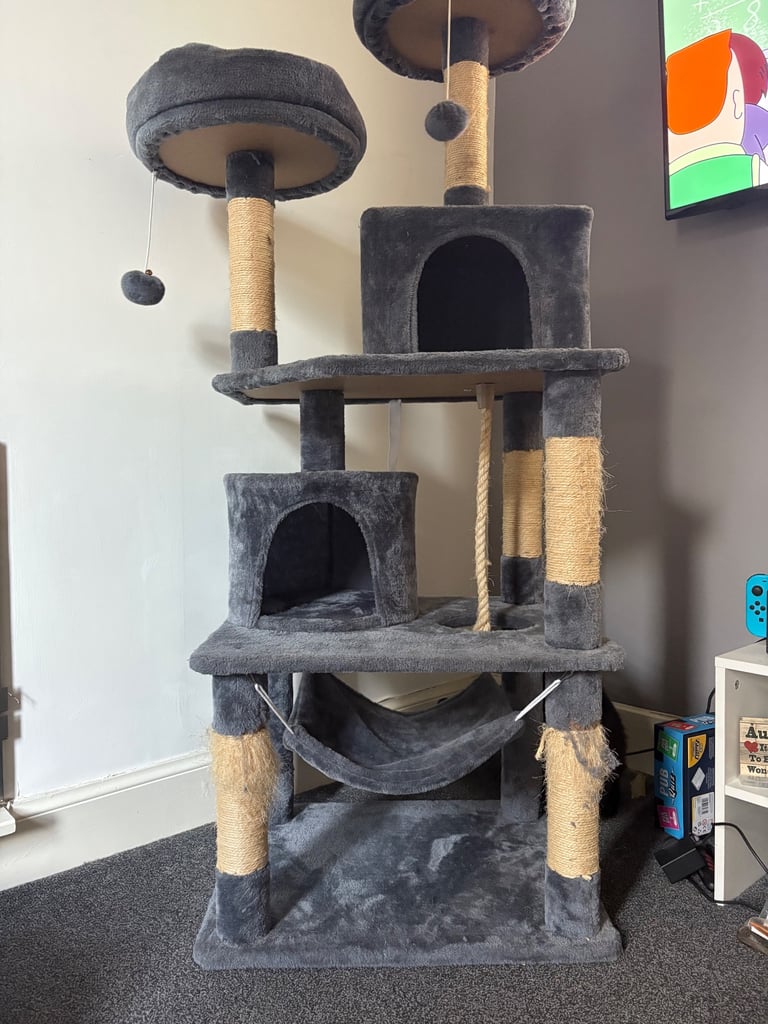 image for Grey cat tree for sale
