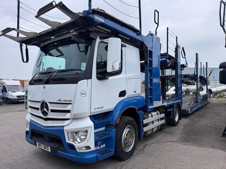 image for 2017 Mercedes Actros 2443 Transporter Engineering EVO 8 Car Transporter Trailer