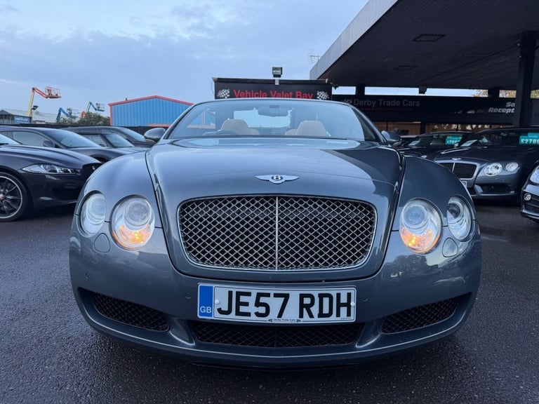 2007 57 BENTLEY CONTINENTAL 6.0 W12 GTC CONVERTIBLE 2DR PETROL AUTO 4WD EURO 4 (