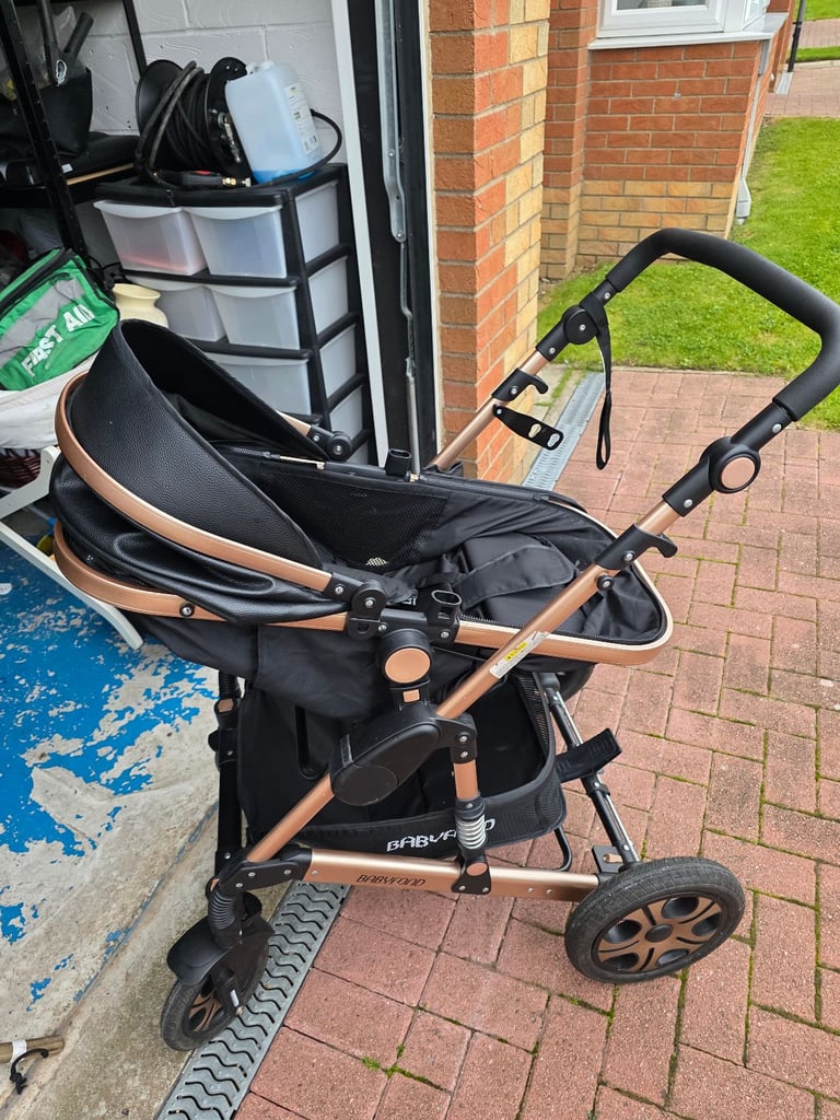Stroller and car seat.