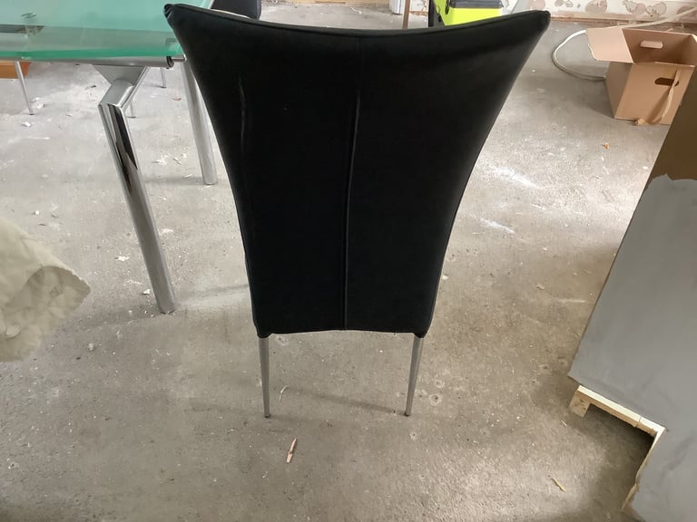 image for Glass extending table and chairs 