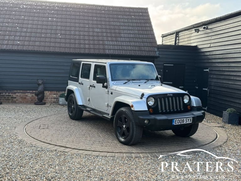 2008 Jeep Wrangler 2.8 CRD Sahara Unlimited 4dr CONVERTIBLE DIESEL Manual