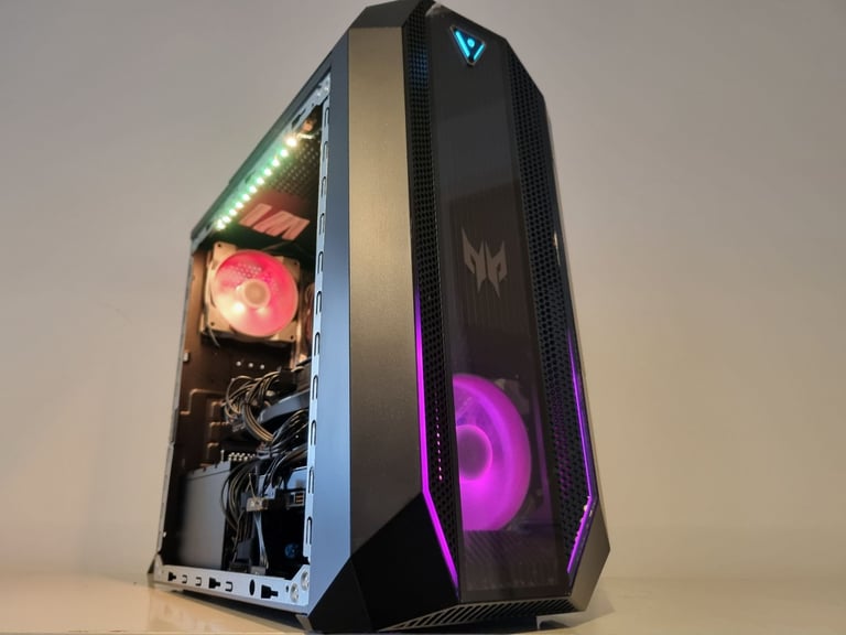 image for BARGAIN GAMING PC i7 11700F RTX 3070 STORAGE 1.5TB RAM 16GB COMPUTER WORKSTATION SERVER DESKTOP