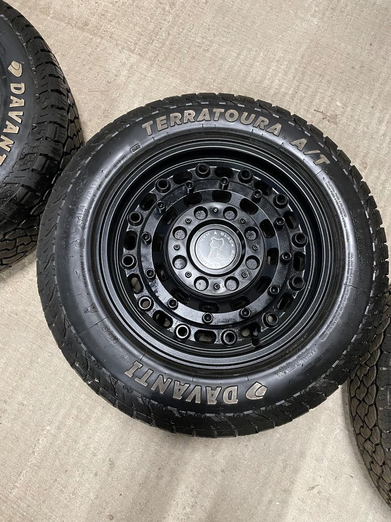 16" Ford Transit Custom Black Rhino Arsenal Alloy Wheels and Tyres