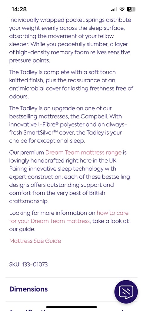 NEW UNUSED SINGLE BED MATTRESS AND BASE COST £434