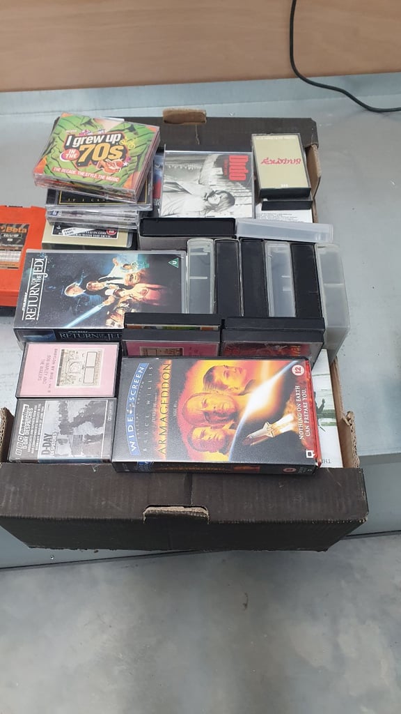 Free VHS/CD/TAPE