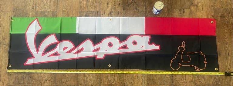 Vespa Garage Banner 
