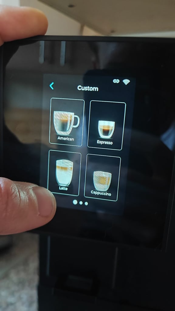 £430 smart super automatic bean to cup coffee machine CECOTEC CREMMAET COMPACTCCINO CONNECTED COFFEE