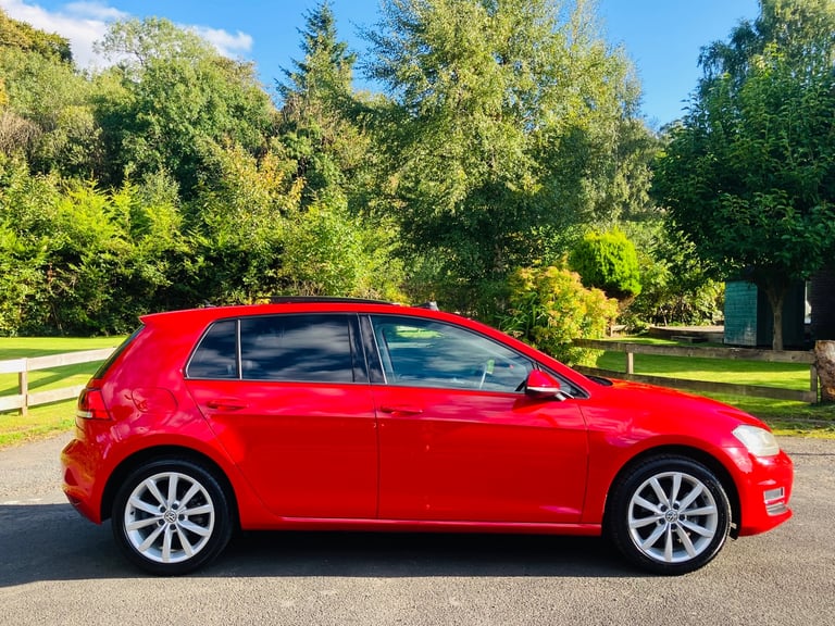 2013/63 VOLKSWAGEN GOLF Mk7 1.4 GT TSI DSG Auto 5dr **CARPLAY - PAN ROOF - LEATHER - XENONS**