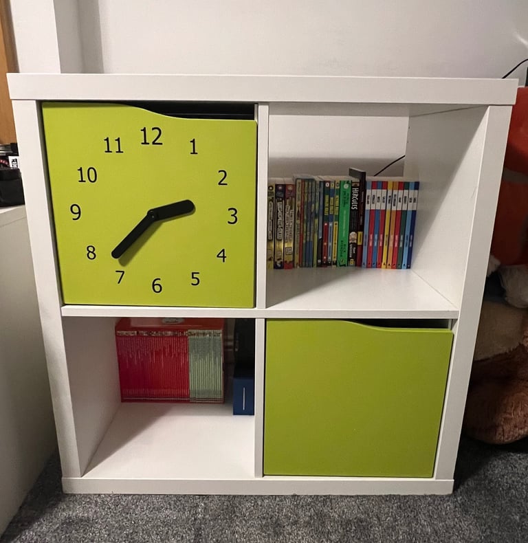 IKEA kallax and smastad bedroom storage