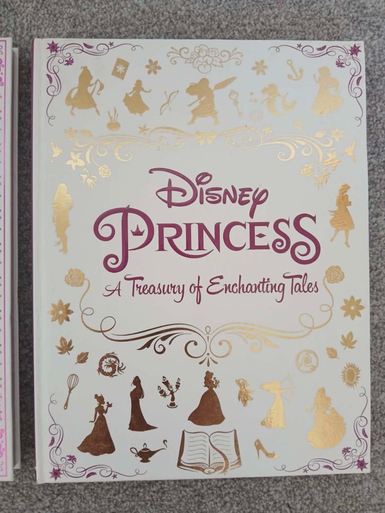 Two Disney Princess hardback treasury books
