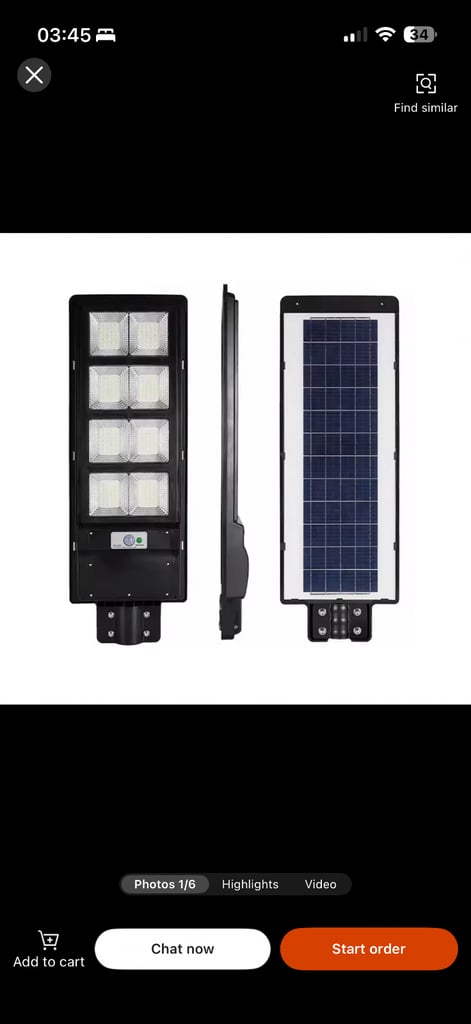image for SOLAR STREET LIGHT WITH REMOTE CONTROLLER