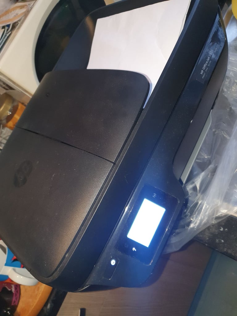 image for HP Office Inkjet 3835 - Scan , Print , Copy etc But No Idea How it works, Clean With Lead. 