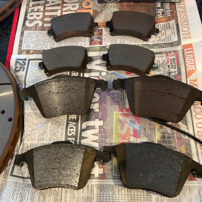 Drilled and grooved discs for Audi TTS Mk two