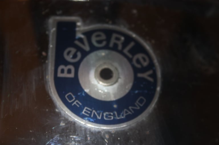 Vintage 1970s Beverley Chrome Snare Drum 14in x 5.1/2in for Drum Kit ~ Made In England ~ £75 ono