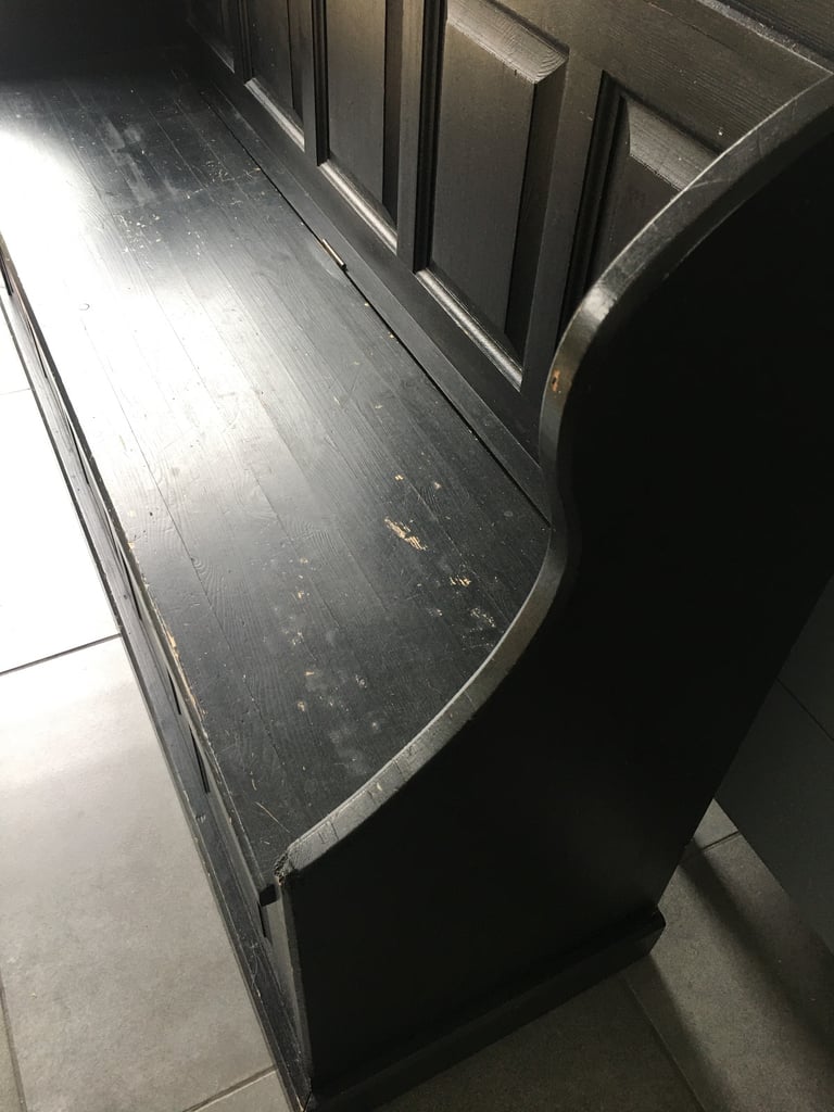 Monks bench / pew with storage