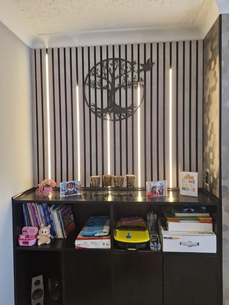 image for Media wall , feature wall fireplace 