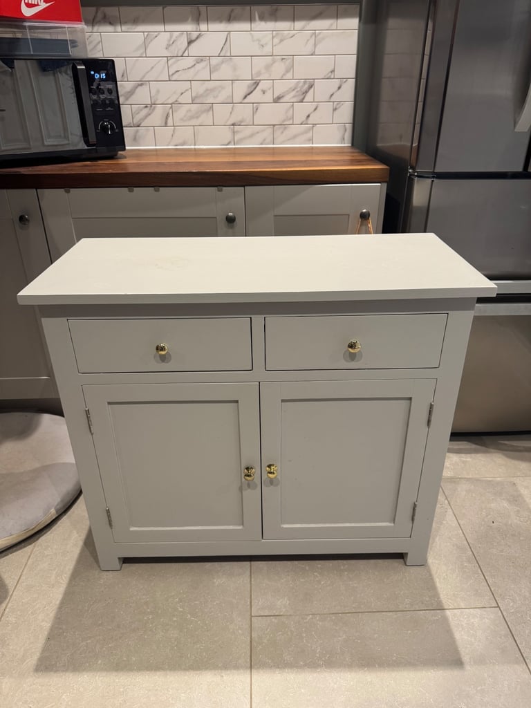 image for Solid oak unit - painted 