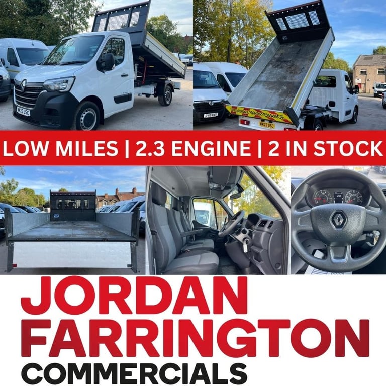 image for 2023 RENAULT MASTER SINGLE CAB TIPPER SRW FWD 2.3 CI ENERGY BUSINESS EURO 6 ULEZ