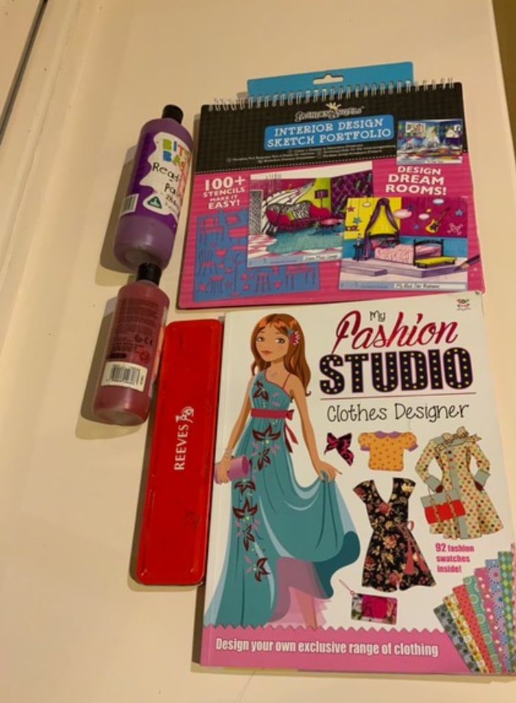 FREE Kids arts and crafts books and paints