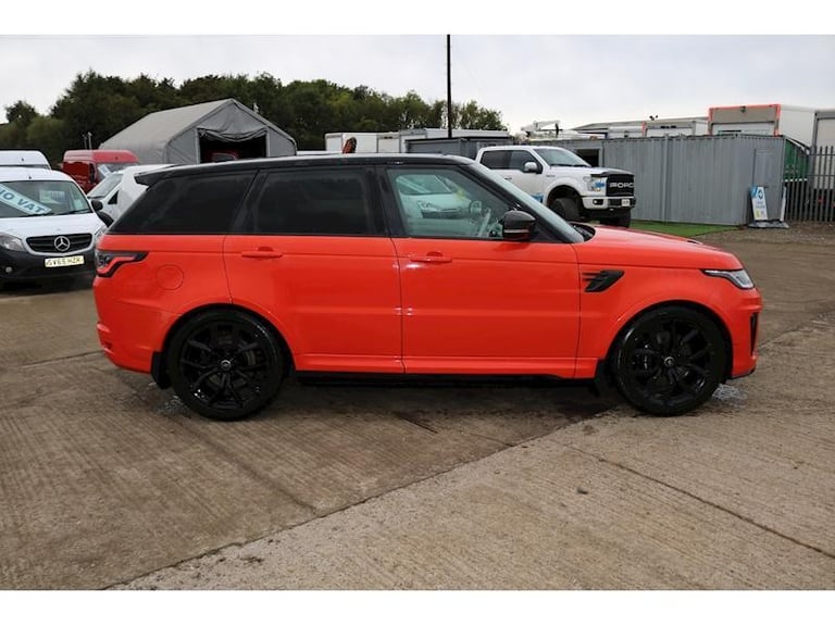 2018 RANGE ROVER SVR SUPER RARE FACTORY ORDER LAVA ORANGE STUNNING CONDITION