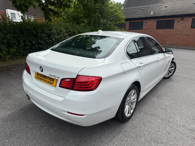 ✿2015/65 BMW 5 Series 520d [190] SE 4dr Step Auto, White ✿FSH ✿ONE OWNER✿