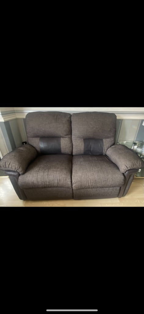 3 piece suite- Electric Recliner chair + two seat sofa + Chair
