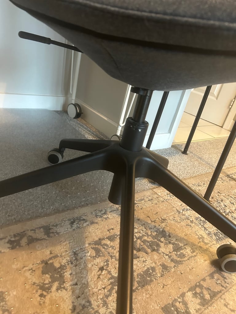 Desk ikea set with chair and protection Matt 