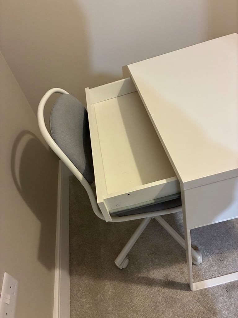 IKEA desk and chair 