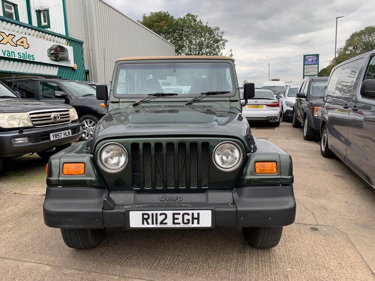 1997 RHD Jeep Wrangler 4.0L SAHARA TJ SERIES 5-SP MANUAL (LOW MLS) CLASSIC CAR 