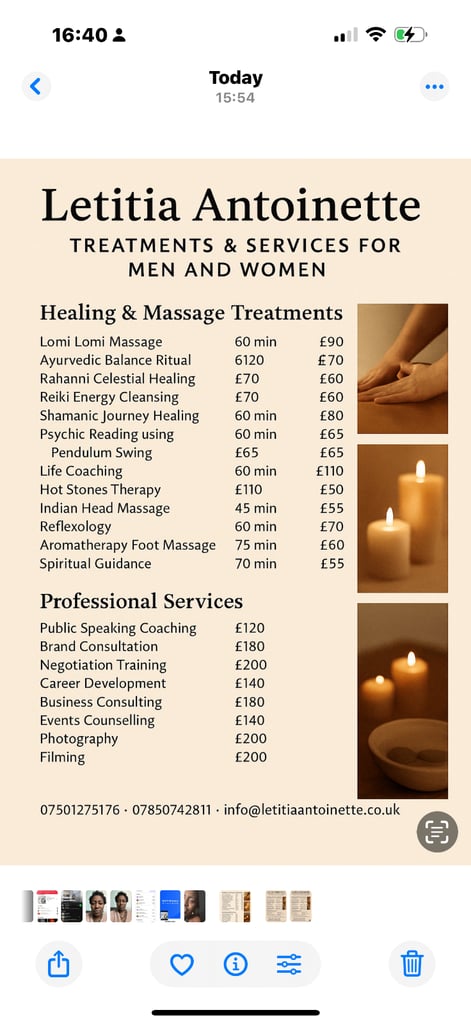 image for Holistic Massage & Energy Healing – CNHC Registered | Cashback Avail